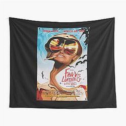 Mega Man Fear and Loathing in Las Vegas Vintage Style Arts Tapestry