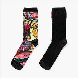 It's All About Fear In Las Vegas Socks