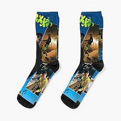 Feid Urban Collage Reggaeton Street Art Aesthetic Socks