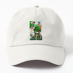 Feid - Neon Green Urban Aesthetic Art Style Dad Hat