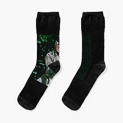 Feid Neon Green Concert Aesthetic Urban Music Energy Art Socks