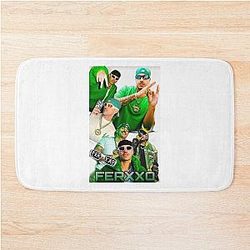 Feid - Neon Green Urban Art Bath Mat