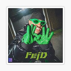 Feid Merch SixDO Sticker Cover T-Shirt