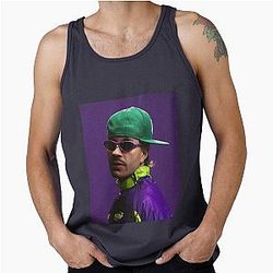 Feid Neon Flow Urban Music Vibes Retro Streetwear Art Tank Top
