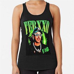 Fead FERXXO Neon Style Latin Music Art Racerback Tank Top