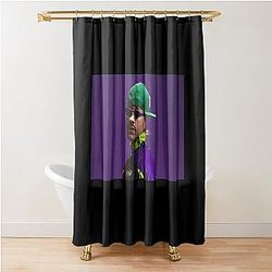 Feid Neon Flow Urban Music Vibes Retro Streetwear Art Shower Curtain