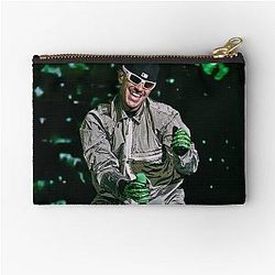 Feid Neon Green Concert Urban Music Energy Art Zipper Pouch