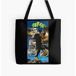 Feid Urban Collage Reggaeton Street Art Aesthetic Tote Bag