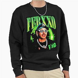 Feid FERXXO Neon Style Latin Music Art Pullover Sweatshirt