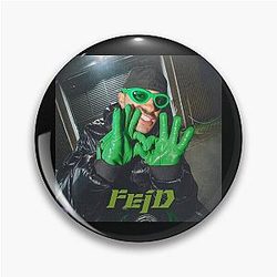 Feid Merch t-shirt Cover Pin