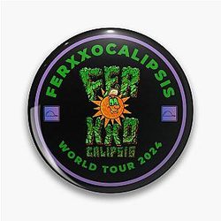 Ferxxo Localipsis World Tour 2024 - Feid T-shirt by Pintiita - Ferxxo sticker Pin