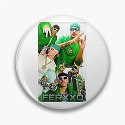Feid Neon Urban Art Style Pin