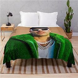 Feid Green Blanket