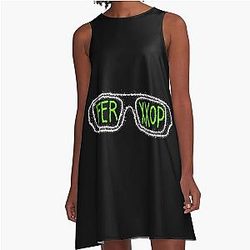 Ferxxo Lenses T-Shirt - Feid concert t-shirt Feerxxocalipsis World Tour 2024 - Ferxxo A-Line Dress