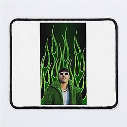 Feid Neon Flames Urban Latin Design Mouse Pad