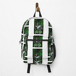 Feid Ferxxo Green Flame Street Art Backpack