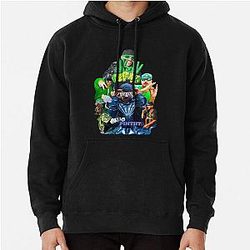 Feid by Pintiita Ferxxo Collage Sticker Pullover Hoodie