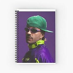 Feid Neon Flow Urban Music Retro Streetwear Art Spiral Notebook