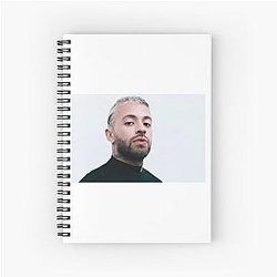 Feid Portrait Minimalist Latin Music Star Aesthetic Spiral Notebook
