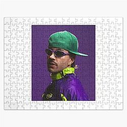 Feid Neon Flow Urban Music Vibes Retro Streetwear Art Jigsaw Puzzle