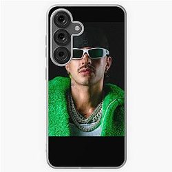 Feid Urban Portrait – Green Latin Street Art Samsung Galaxy Soft Case