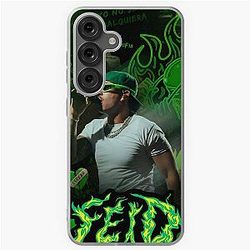 Feid - Ferxxo Green Flame Street Art Design Samsung Galaxy Case