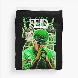 Feid Neon Aesthetic Music Art Vibrant Green Concert Design Cover