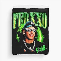 Feid FERXXO Neon Style Latin Music Art Duvet Cover