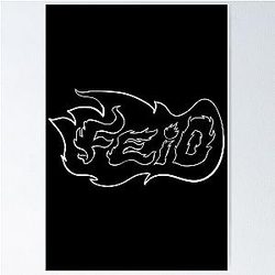 Feid Merch Fire Poster