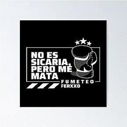 Feid FUMETEO by Pintiia T-shirt Poster