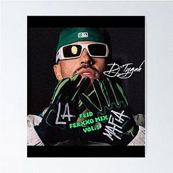 Feid Ferxxxxo Mix Vol. 1 – Urban Reggaeton Vibe Artwork Poster