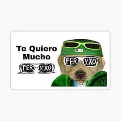 Feid T-shirt with the phrase I Love You Ferxxo Mucho sticker