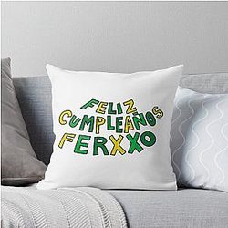 HAPPY BIRTHDAY Ferxxo T-shirt - Ferxxo sticker Feid sweatshirt Throw Pillow