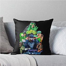 Feid by Pintiita T-shirt - Ferxxo Collage Sticker by Feid Throw Pillow