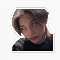 Felix annoyed eyes sticker