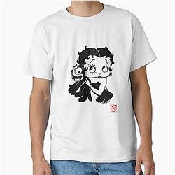 Betty Boop and Felix the Cat Classic T-Shirt came first and then also
