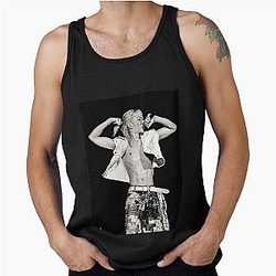 Prince Lee Felix black and white hot image you make STRAY KIDS stay SKZ K-pop Tank Top