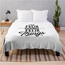 I'm Felix Things Throw Blanket