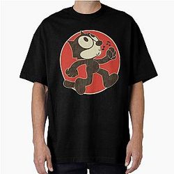 Felix The Cat Vintage Retro Oversized T-Shirt