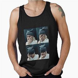 Cute kitty Prince Lee Felix black and white hot image YOU MAKE SKZ Academy kpop Tank Top