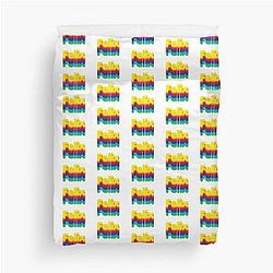 Rainbow Layers Duvet Cover