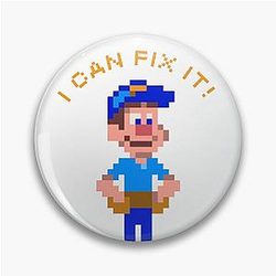 I Can Fix It Felix the Arcade Handyman Pin