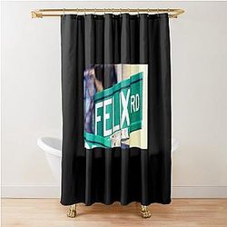 Felix magnet Shower Curtain