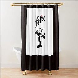 Felix Cartoon Shower Curtain
