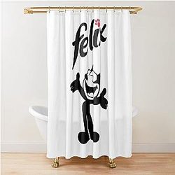 Felix Cartoon Shower Curtain