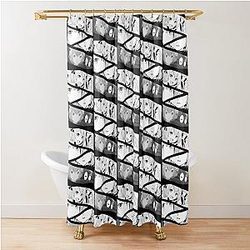 Felix Argyle Manga Panel Design Shower Curtain
