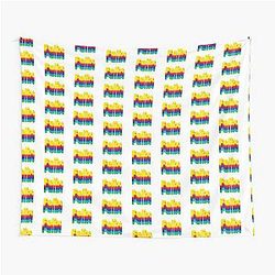 Rainbow Layers Tapestry