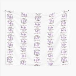 Purple Felix Name Tapestry