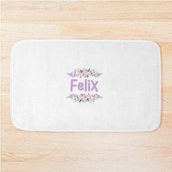 Purple Flower Bath Mat