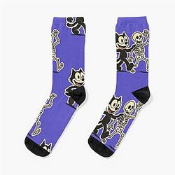 Felix Cat Walking with Socks